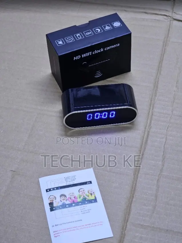 Hidden Clock Camera 1080P WiFi Security Camera for Home and Office