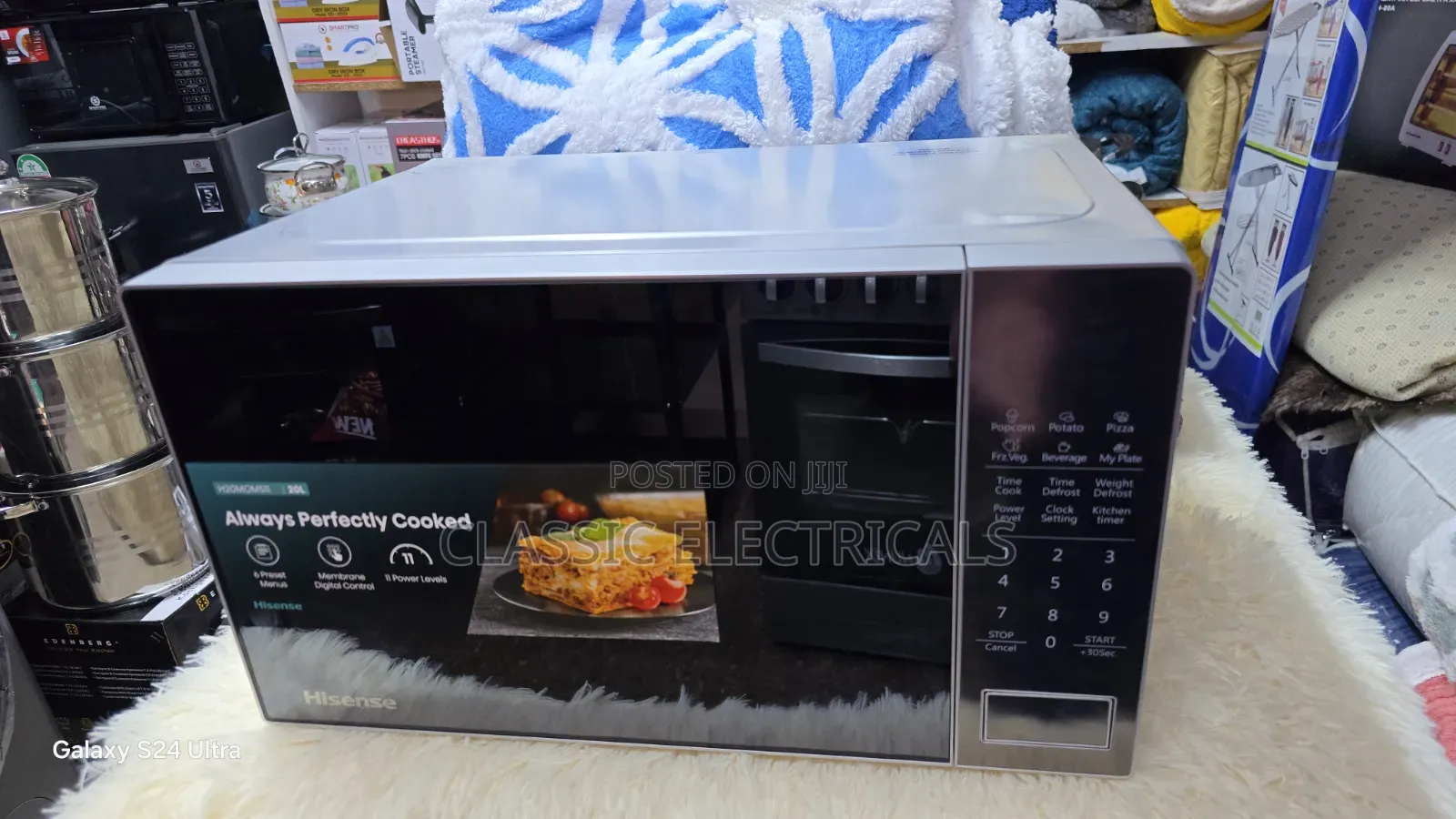 Hisense Silver 20litres Digital Microwave