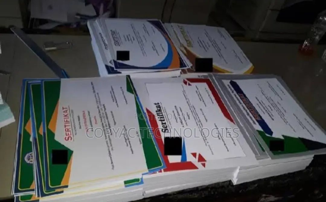 Premium Printed Certificates