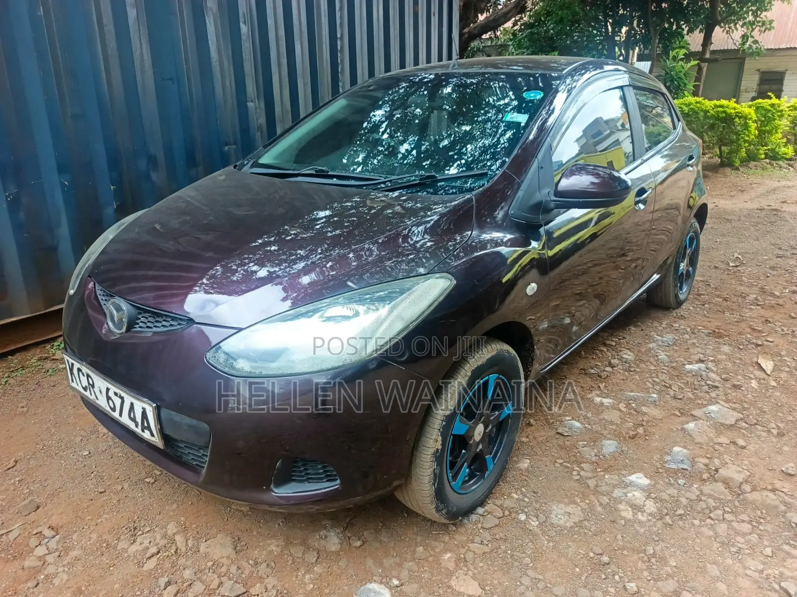 Mazda Demio 2012 Maroon