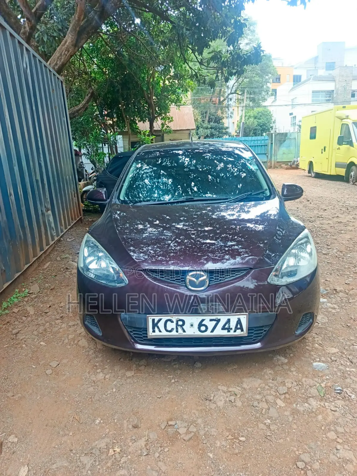 Mazda Demio 2012 Maroon