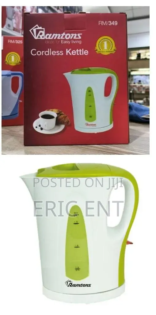 RM/399-corded Electric Kettle 1.7 LTRS- White (1YR WRTY)