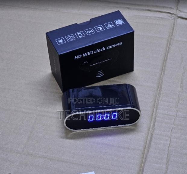 Digital Clock Hidden Camera WiFi Surveillance Camera With Mobile App - main view