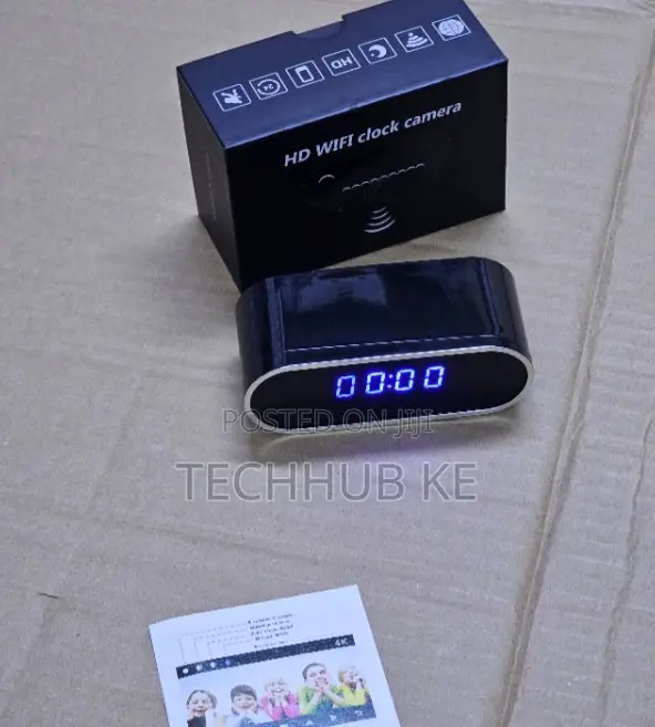 Mini WiFi Clock Camera HD Security Camera for Home Office and Shop