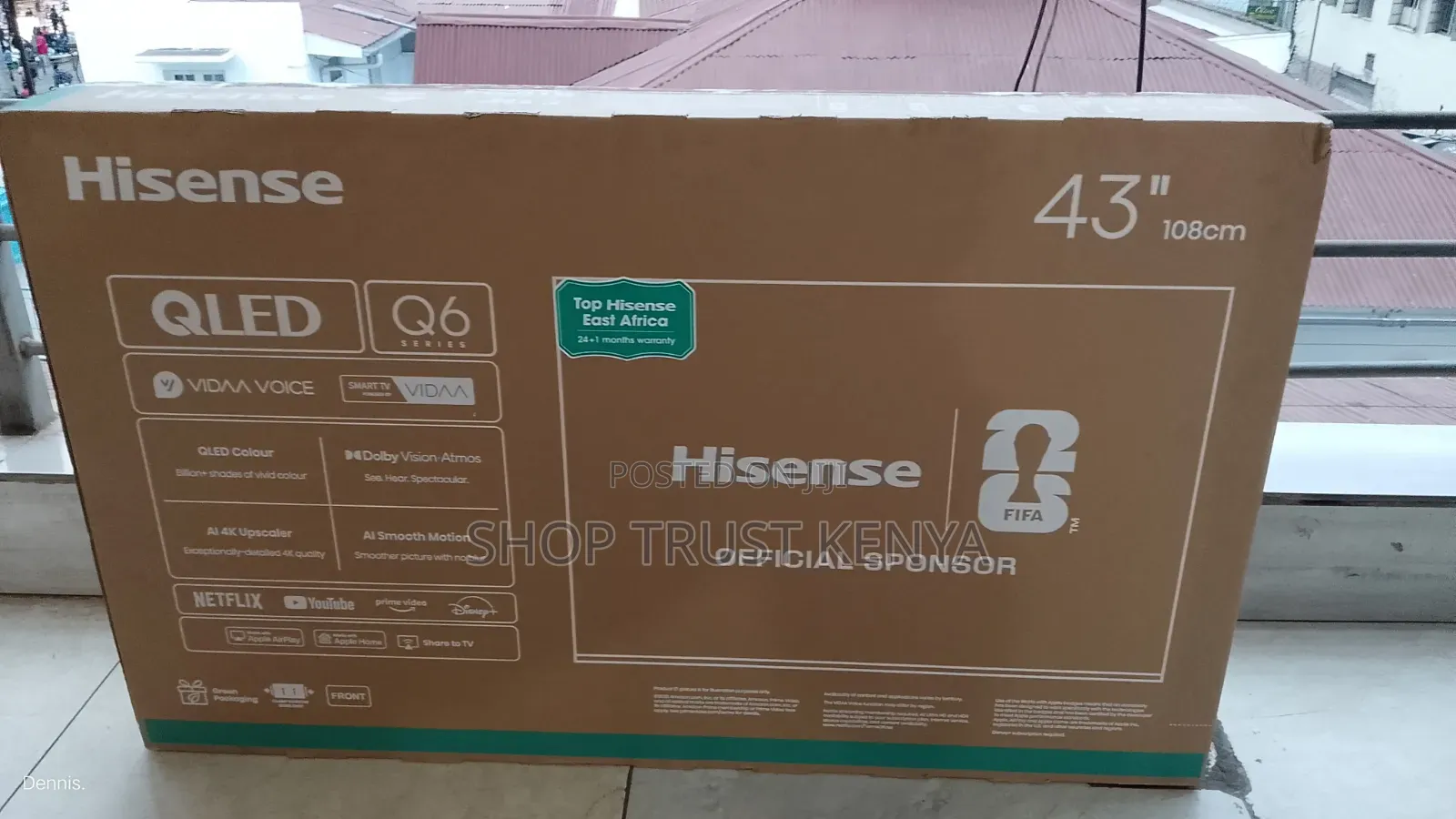 Hisense Qled Q6 Series 43 Inches TV