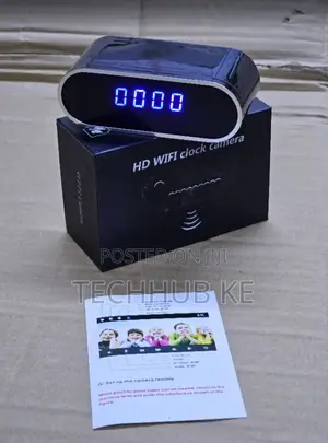 Smart Table Clock Camera Hd Wireless Wifi – Supports Look Cam App