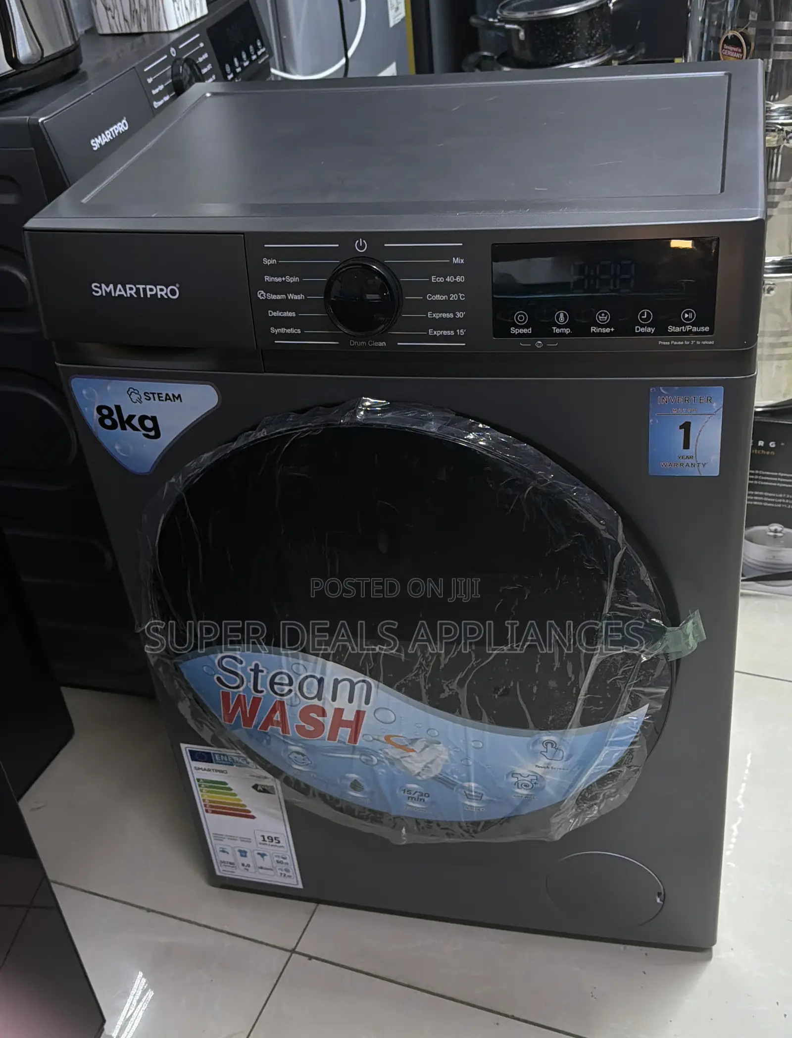 Smart Pro 8kgs Front Road Washing Machine