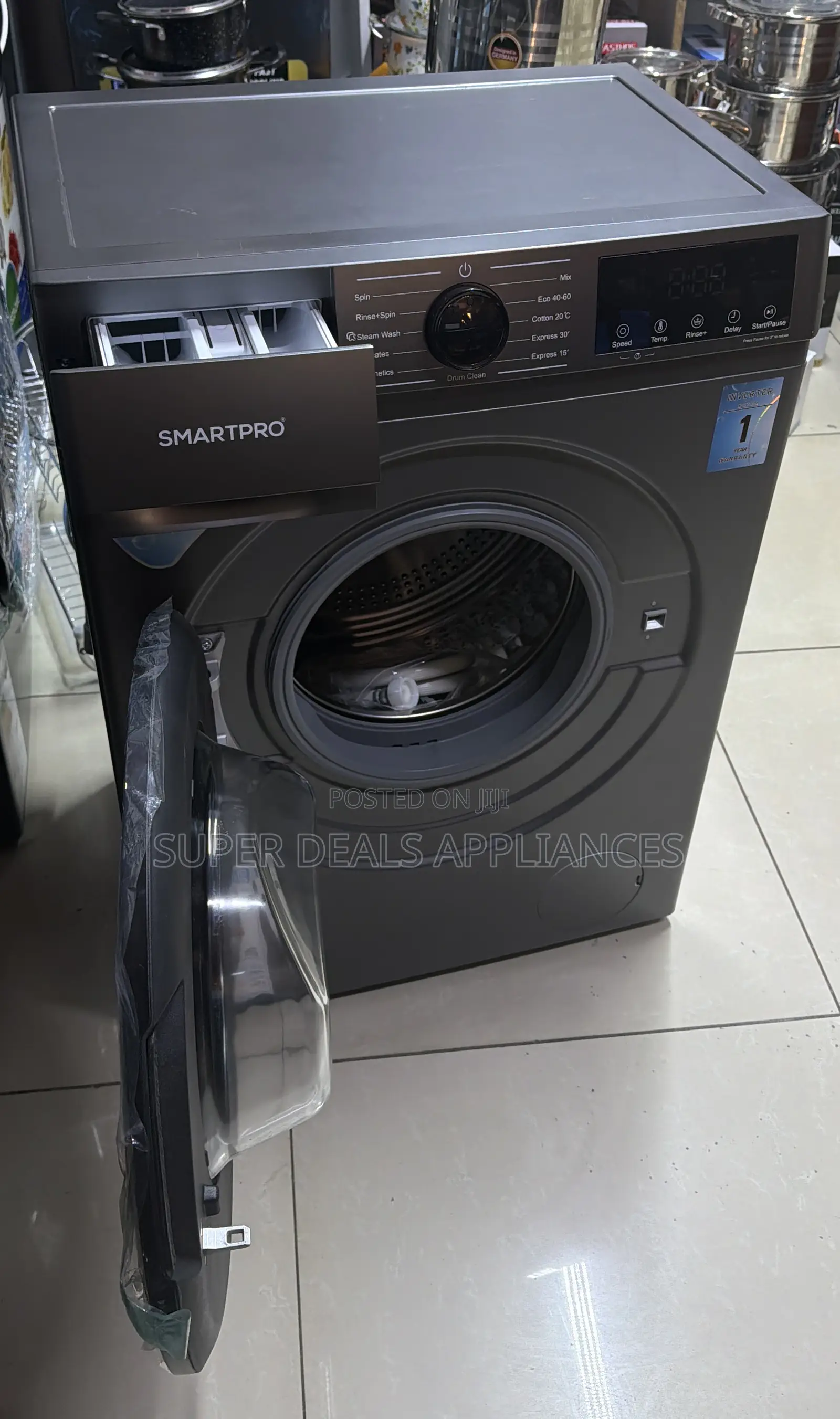Smart Pro 8kgs Front Road Washing Machine