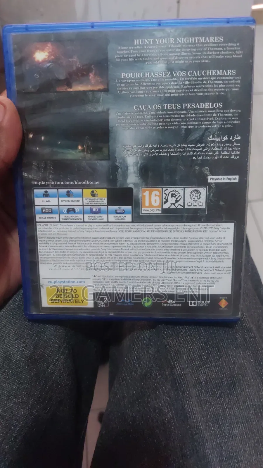 Bloodborne Ps4 Game