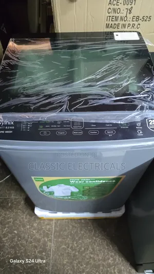 Brand New Top Load 8kgs Syinix Washing Machine at Ksh28300.