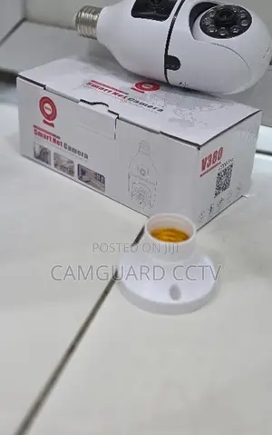 V380 Pro Dual Lens Bulb Camera WiFi PTZ Smart CCTV Two Way Talk