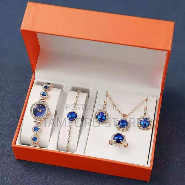 Ladies Blue 5 PC Gift Set(circle) - main view