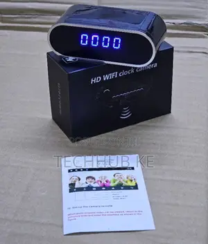 WiFi Alarm Clock Camera Smart Indoor Security Camera 24/7 Monitoring