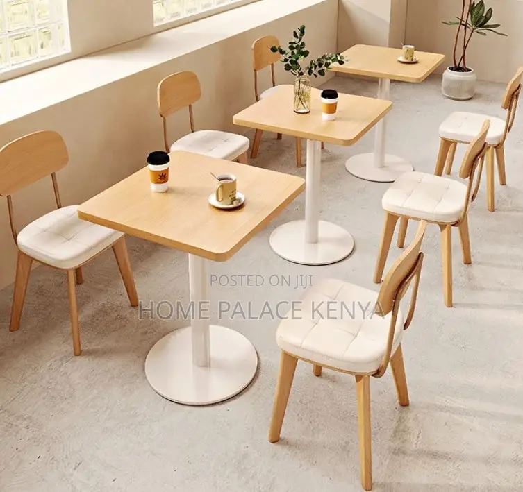 Bar Table: Heavy Iron Base Table With Wood Veneer Top