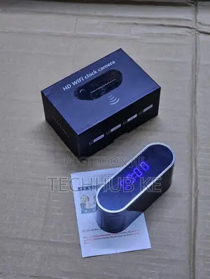 Smart Digital Clock Camera HD WiFi Surveillance Camera for Office