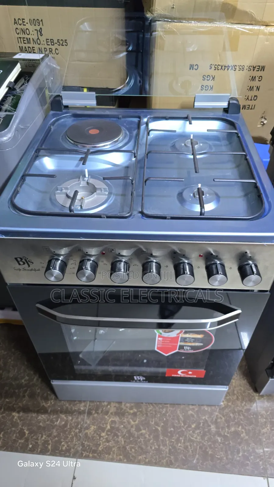 Quality BJS 60*60 3+1 Standing Cooker With Oven Fan and Food Warmer