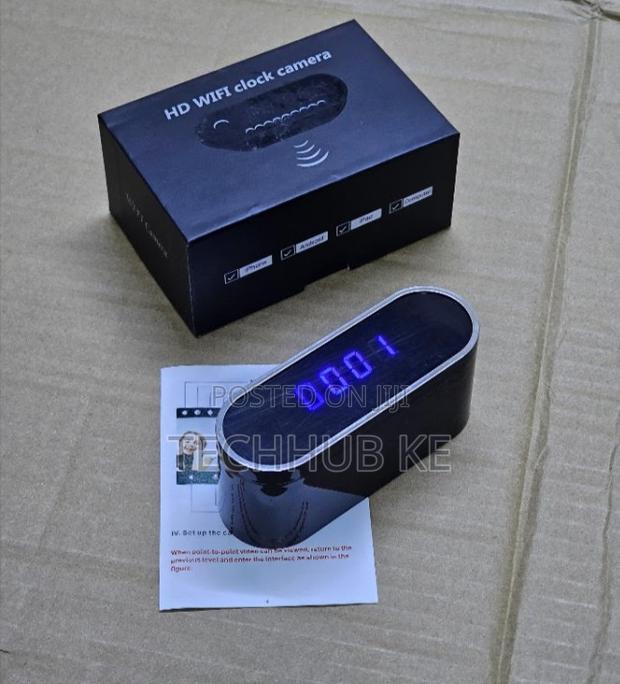 WiFi Clock Camera Mini Hidden Security Camera With Night Vision - main view