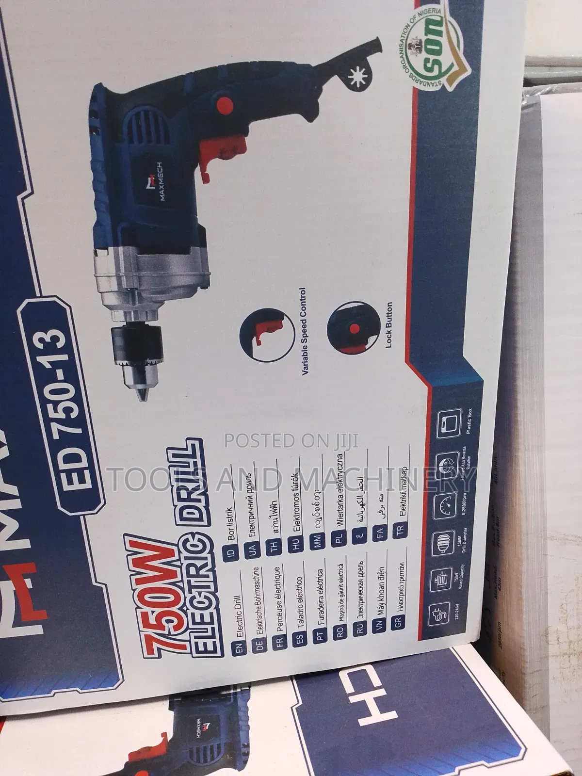750w Maxmech Electric Drill/Maxmech Corded Drill