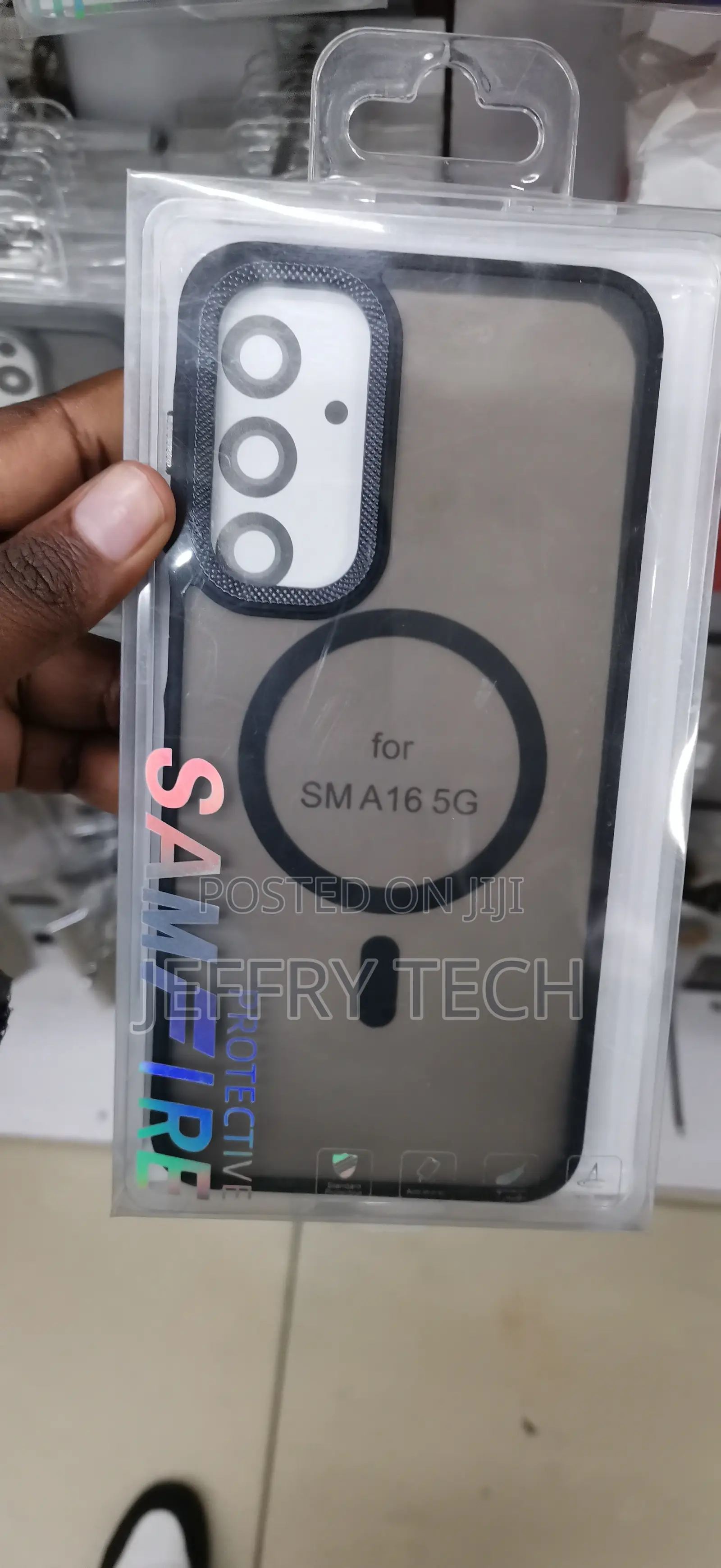 Samsung Galaxy A16 5G Smoked Translucent Back Case
