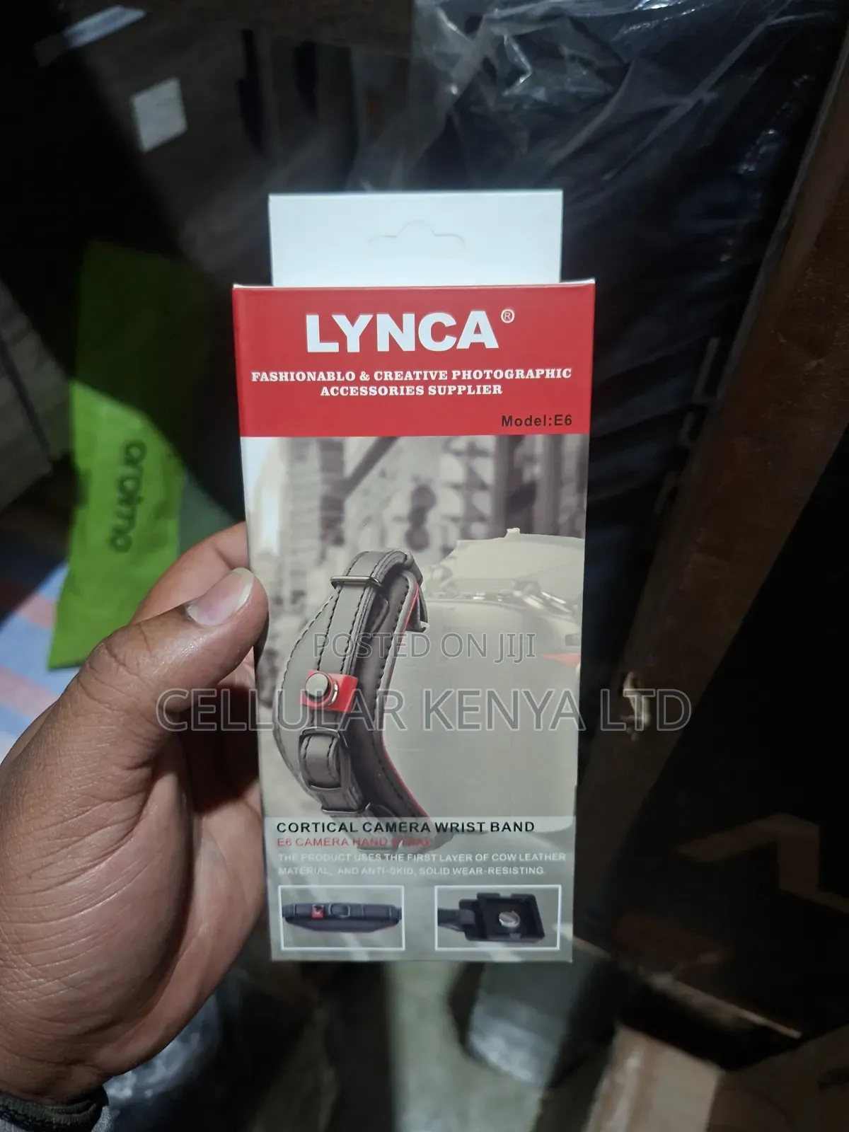 LYNCA E6 Camera Leather Wrist Hand Strap Hand Grip Strap for DSLR