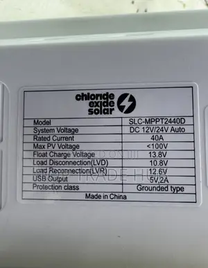 Chloride Exide 12v/24v 40A MPPT Solar Charge Controller