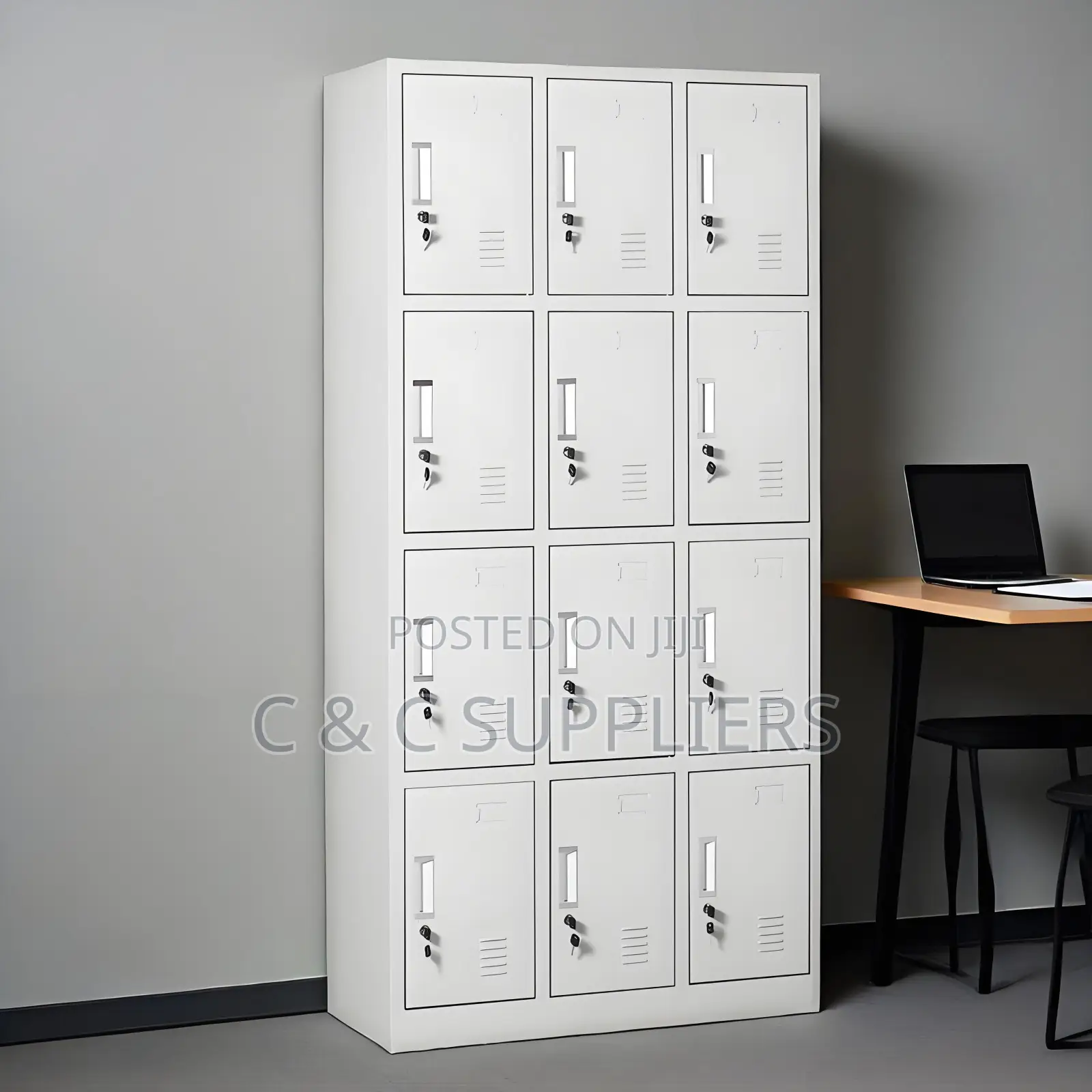 12-Door Staffroom Storage Cabinet.