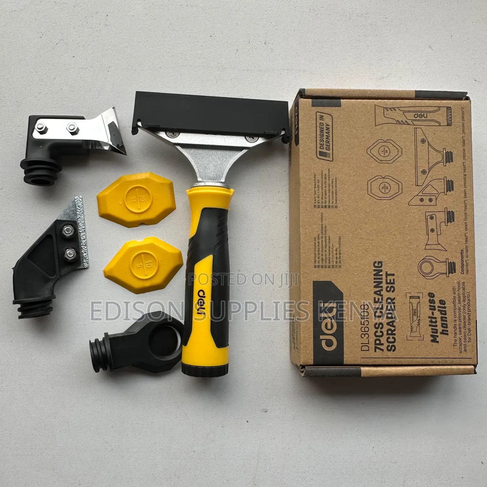 DELI 6-in-1 Multifunctional Spatula-Scraper DL365108