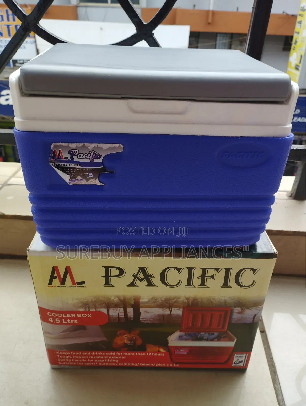 M-Pacific 4.5L Portable Cooler Box – Keeps Food Drinks Cold