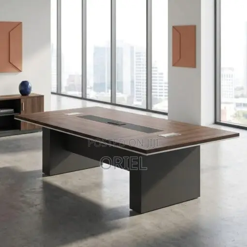 Office Boardroom Table : Executive 3-Meter Walnut Conference Desk