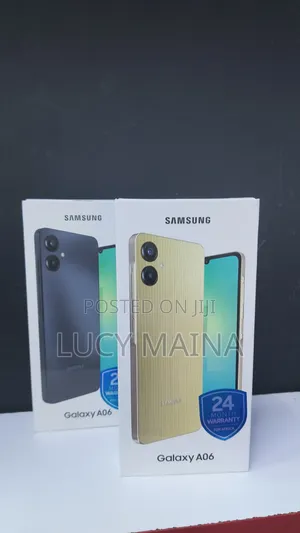 New Samsung Galaxy A06 64 GB Black