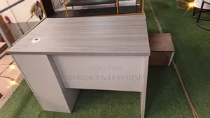 Modern Imported Grey Wood-Grain Study /Offer Desk