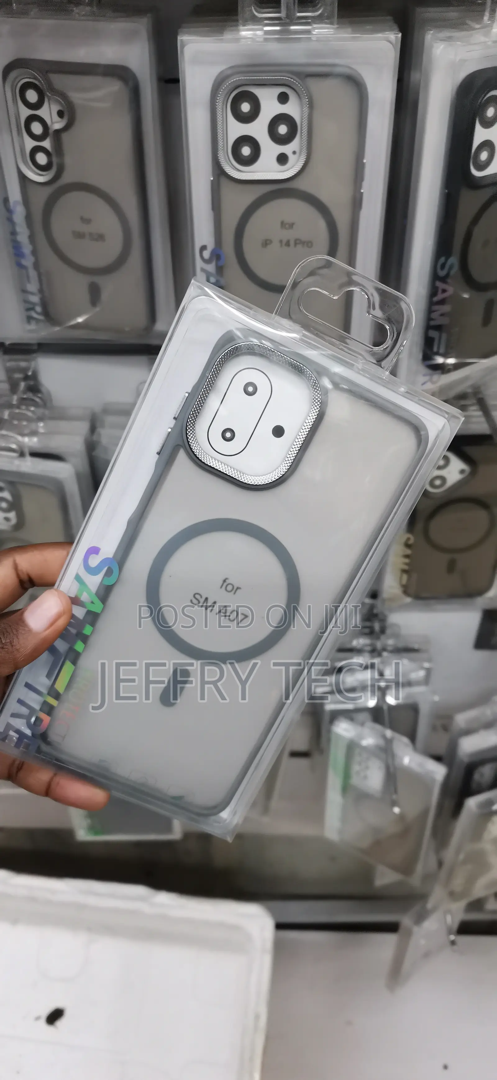 SGalaxy A07 MagSafe-style Smoke Gray Back Panel Cover