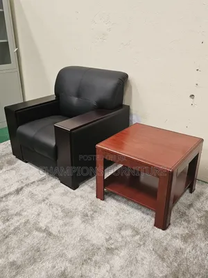 Single Seater Office Sofa +Coffee Table