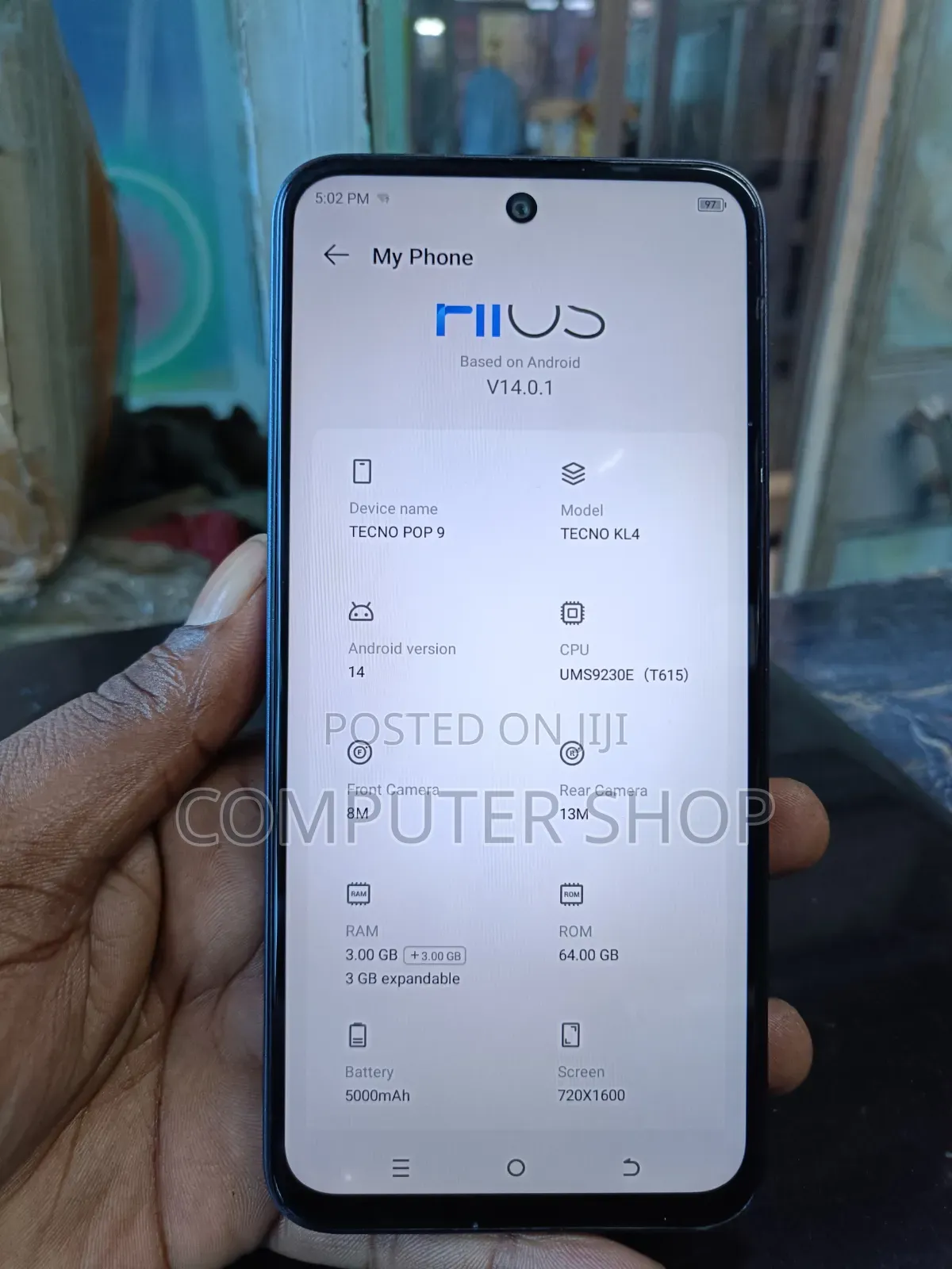 Tecno Pop 9 64 GB Gray
