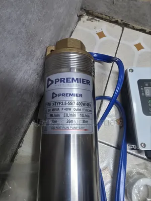 Premier 4tyf3.5-55/7-400w/48v DC Solar Submersible Water a Stainless
