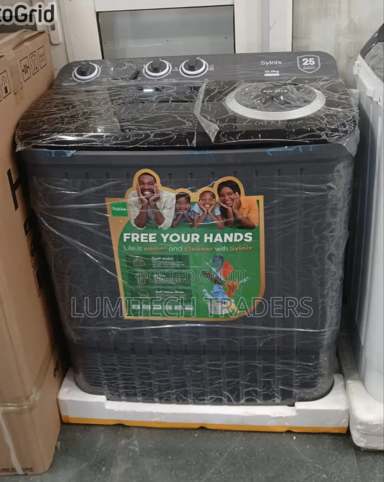 Syinix 10kg Top Load Twin Tub Wash Spin Washing Machine