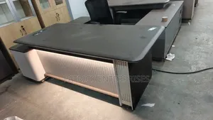 Executive Imported Modern L-Shaped Desk With LED LIGHTS 2.2 MTRS