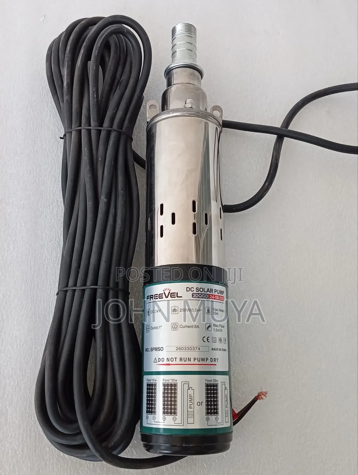 Solar Water Pump/10m Extensional Heavy Duty Water Pump
