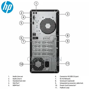New Desktop Computer HP 290 G9 8GB Intel Core i5 SSD 512GB