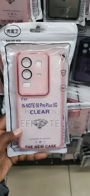 Infinix Note 50 Pro Plus Pink-Tinted, Semi-Transparent COVER