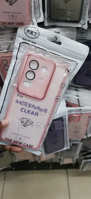 Infinix Note 50 Pro Plus Pink-Tinted, Semi-Transparent COVER
