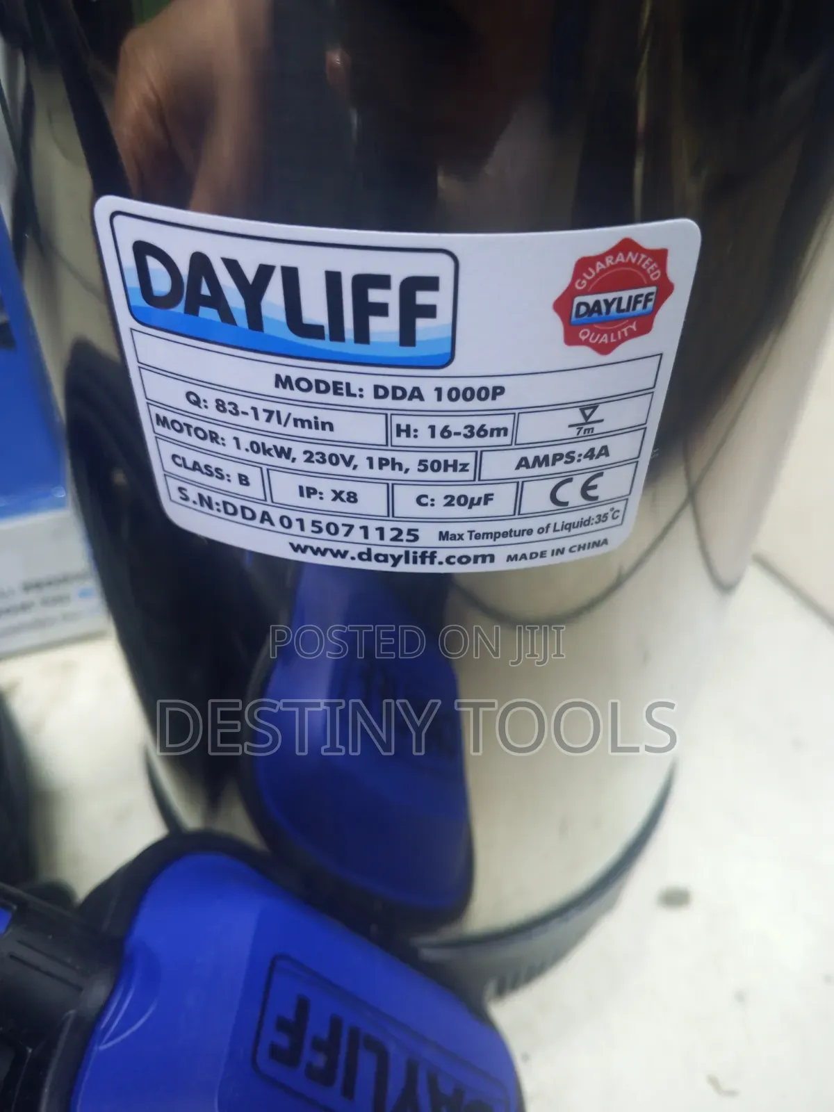 1hp Submersible Water Pump/Shallow Well Water Pump