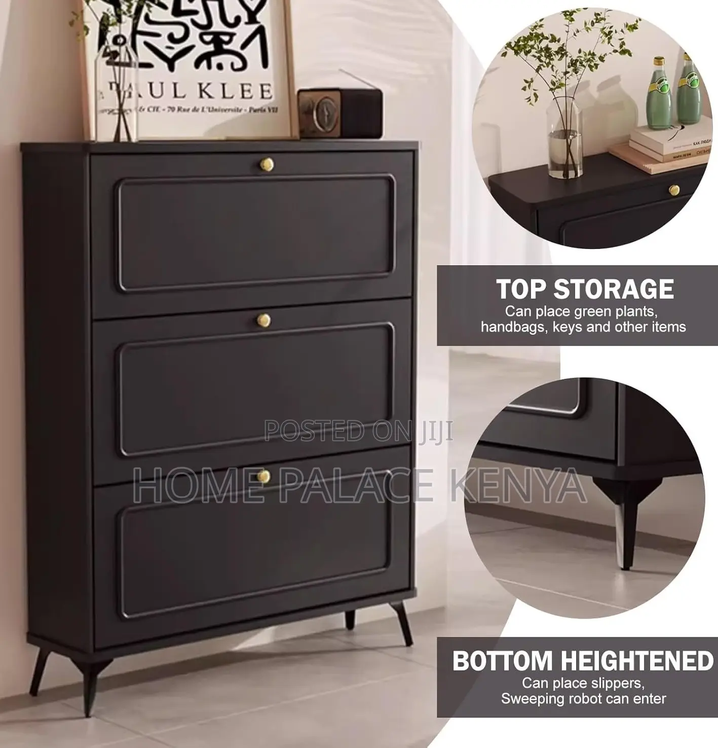 Shoe Cabinet: Entry Floor Dumping Storage Shoe Cabinet