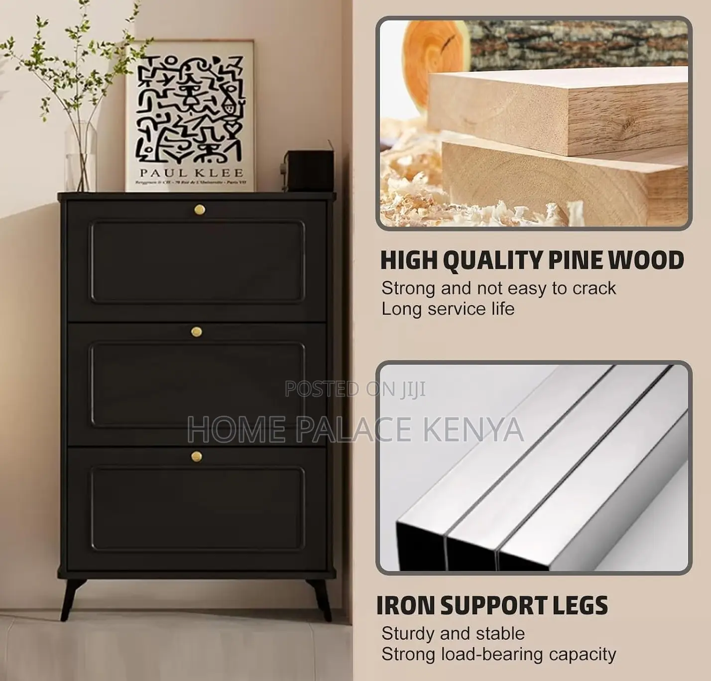 Shoe Cabinet: Entry Floor Dumping Storage Shoe Cabinet