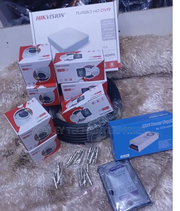 New Edition Hikvision DVR 8CH Kit 8 Cameras – 8 Camera Security System