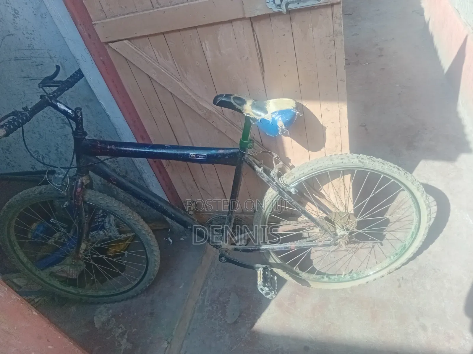 Black and Green Bicycle
