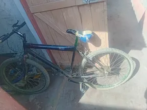 Black and Green Bicycle