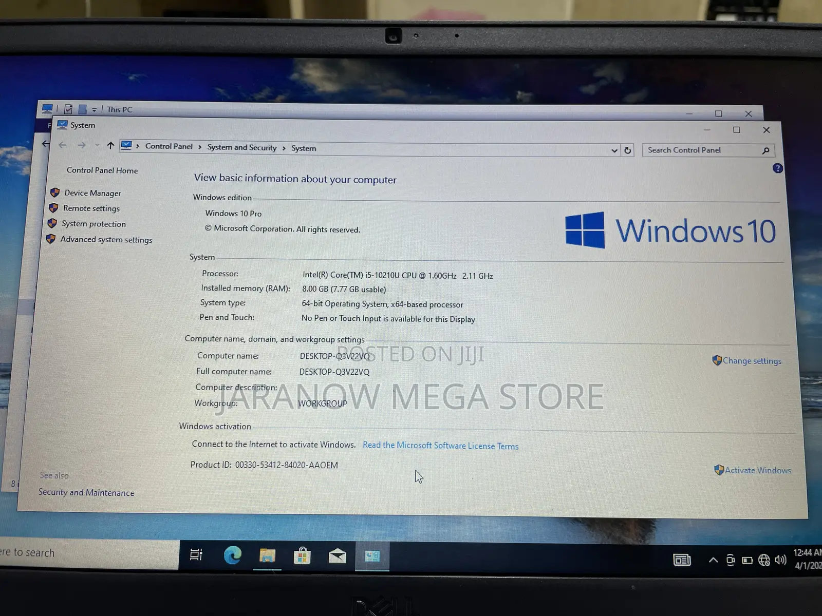 Laptop Dell Latitude 3410 8GB Intel Core i5 SSD 256GB