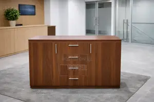 Office Cabinet : 2-Door Office Credenza With 4-Drawers