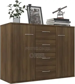 Office Cabinet : 2-Door Office Credenza With 4-Drawers